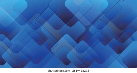 Blue Geometry Technology Pattern Background