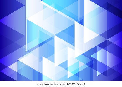 Blue Geometry Triangle Abstract Background