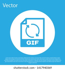 Download GIF Button. Downloading Document Concept. File with GIF Label and  Down Arrow Sign. Vector Illustration. Stock Vector - Illustration of file,  extension: 125625872