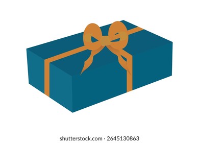 blue gift box vector design