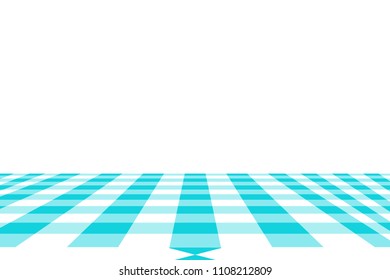 Blue Gingham pattern. Texture from rhombus/squares for - plaid, tablecloths, clothes, shirts, dresses, paper, bedding, blankets, quilts and other textile products. Vector illustration.