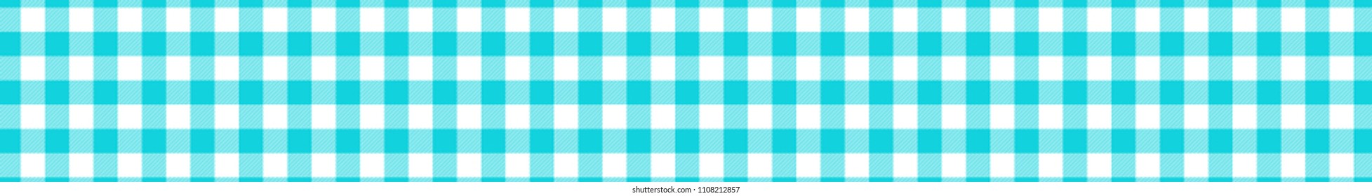 Blue Gingham pattern. Texture from rhombus/squares for - plaid, tablecloths, clothes, shirts, dresses, paper, bedding, blankets, quilts and other textile products. Vector illustration.