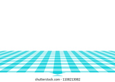 Blue Gingham pattern. Texture from rhombus/squares for - plaid, tablecloths, clothes, shirts, dresses, paper, bedding, blankets, quilts and other textile products. Vector illustration.