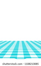 Blue Gingham pattern. Texture from rhombus/squares for - plaid, tablecloths, clothes, shirts, dresses, paper, bedding, blankets, quilts and other textile products. Vector illustration.