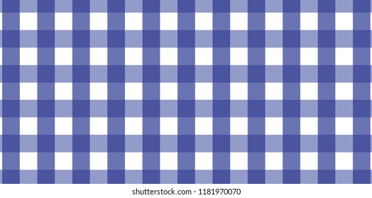 Blue Gingham pattern. Texture from rhombus/squares for - plaid, tablecloths, clothes, shirts, dresses, paper, bedding, blankets, quilts and other textile products.