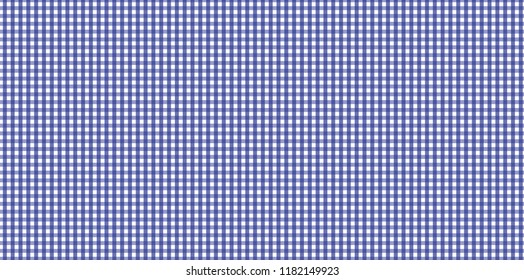 Blue Gingham pattern. Texture from rhombus/squares for - plaid, tablecloths, clothes, shirts, dresses, paper, bedding, blankets, quilts and other textile products.