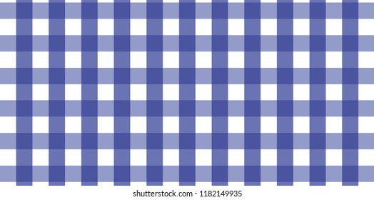 Blue Gingham pattern. Texture from rhombus/squares for - plaid, tablecloths, clothes, shirts, dresses, paper, bedding, blankets, quilts and other textile products.