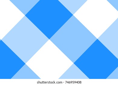 blue Gingham pattern. Texture from rhombus/squares for - plaid, tablecloths, clothes, shirts, dresses, paper, bedding, blankets, quilts and other textile products. Vector illustration.