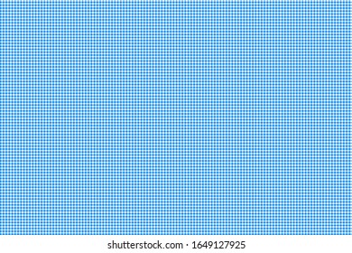 Blue Gingham pattern. Texture from squares for - plaid, tablecloths, clothes, shirts, dresses, paper, bedding, blankets, quilts and other textile products. Vector illustration.