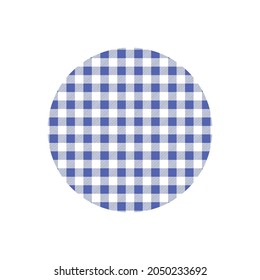blue gingham seamless pattern for baby shower paper, gift wrap, fabric swatch, backgrounds, and more. Simple, classic repeating pattern swatch.