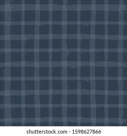 Blue Gingham seamless pattern. tartan texture for textile: shirts, plaid, tablecloths, clothes, dresses, bedding, blankets, paper. vector checkered paint brush strokes.