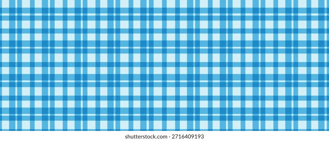 Azul gingham padrão de fundo sem emenda xadrez para tecido, papel de parede e marca