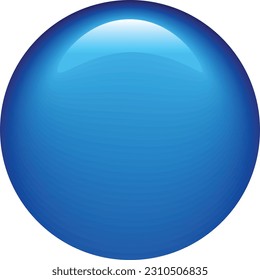 blue glass button for veb site style component