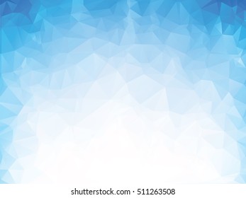blue glass geometric mosaic background
