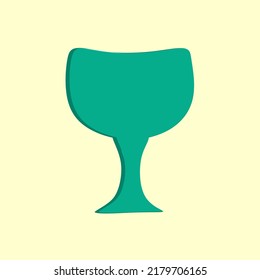 Blue glass icon for image decoration property purposes