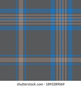 Blue Glen Plaid Patrón sin soldadura adecuado para textiles y gráficos de moda