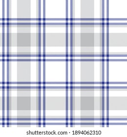 Blue Glen Plaid Patrón sin soldadura adecuado para textiles y gráficos de moda