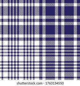 Blue Glen Plaid textured seamless pattern suitable for fashion textiles and graphics