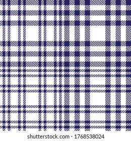 Blue Glen Plaid textured seamless pattern suitable for fashion textiles and graphics