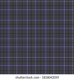 Blue Glen Plaid textured seamless pattern suitable for fashion textiles and graphics