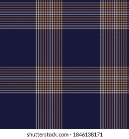 Blue Glen Plaid textured seamless pattern suitable for fashion textiles and graphics