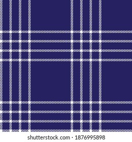 Blue Glen Plaid textured seamless pattern suitable for fashion textiles and graphics