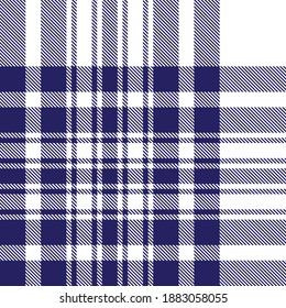 Blue Glen Plaid textured seamless pattern suitable for fashion textiles and graphics