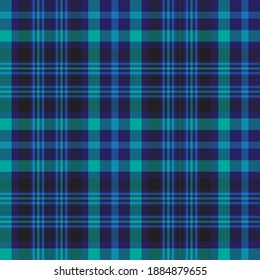Blue Glen Plaid textured seamless pattern suitable for fashion textiles and graphics