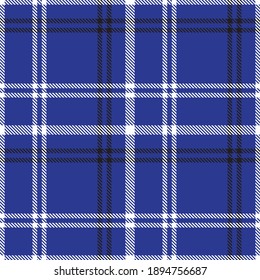 Blue Glen Plaid textured seamless pattern suitable for fashion textiles and graphics