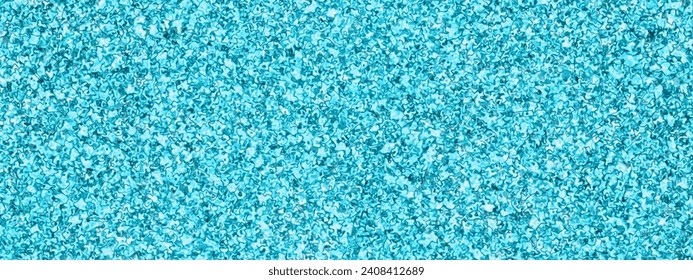 Blue glitter abstract background. Sapphirine sparkles texture with shine, emerald glitter pattern. Vector illustration, bright glamour style for your design, invitation, party, holidays, wedding