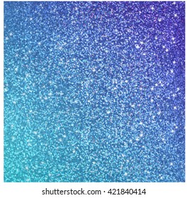 Blue glitter background, shiny texture