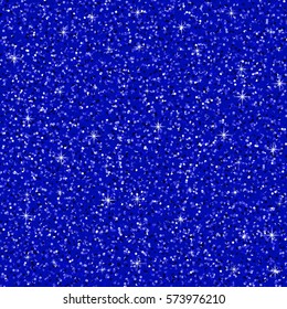 Blue glitter seamless pattern