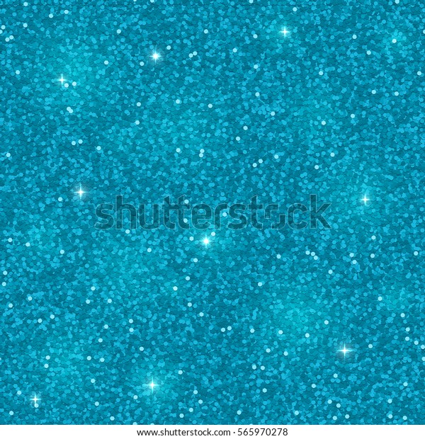 Blue Glitter Seamless Pattern Vector Stock Vector Royalty Free