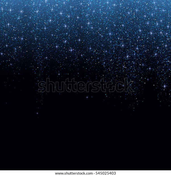 Blue Glitter Stardust Background Vector Illustration Stock Vector ...