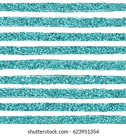 Blue glitter texture with hand draw black  seamless pattern in lux style. Celebration metallic background.