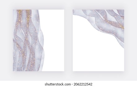 Blue with glitter watercolor texture