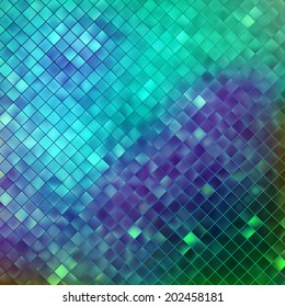 Blue glitters on a soft blurred background with smooth highlights. EPS 10 vector file included