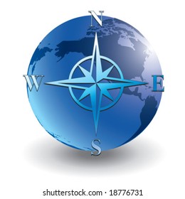 blue globe