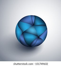 Blue Globe Design | Eps 10 Vector Illustration
