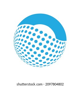 Blue Globe Vector Design Download.