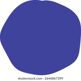 botão azul brilhante, ícone de vetor de forma redonda abstrato azul sólido, ilustração de vetor de ícone de forma redonda abstrato azul sólido. Ideal para logotipos, adesivos, designs minimalistas e elementos gráficos modernos