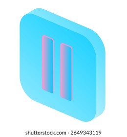 Botón de Web brillante azul con signo de juego, un concepto de tecnología moderna para un negocio de Internet