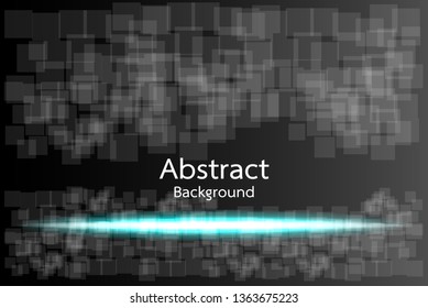 Blue glow light effect on black background.