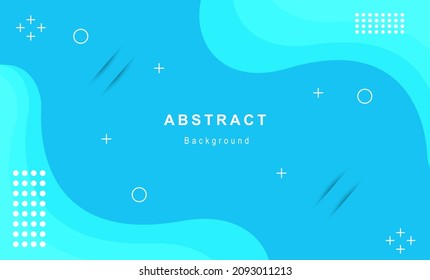 Blue glow modern abstract vector illustration background