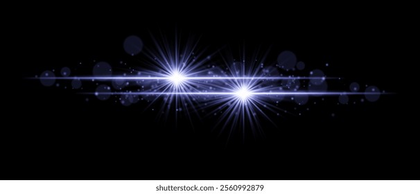 Blue glow. Shining, illumination, particles, radiance, bokeh, shimmer, brilliance, light streaks, energy, magic, elegance, celestial, abstract, festive, decoration, sparkling, luxurious, luminous