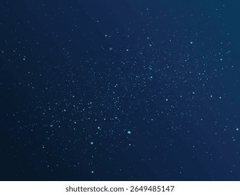 Blue glow shining starry sky starlight background design