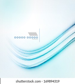 Blue glowing abstract background