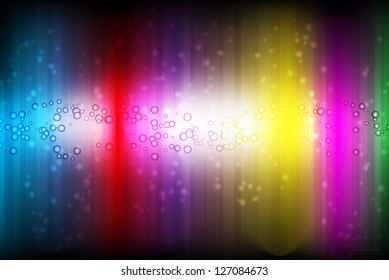 Blue Glowing Abstract Lines background, eps10 for your design