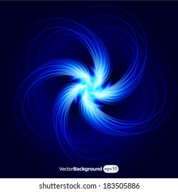 Blue glowing background