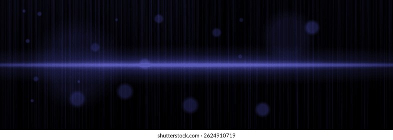 Blue glowing beam with flare, vertical motion lines, scattered orbs. Reflects pulse energy, high-speed signal, visual sound wave, digital impact.